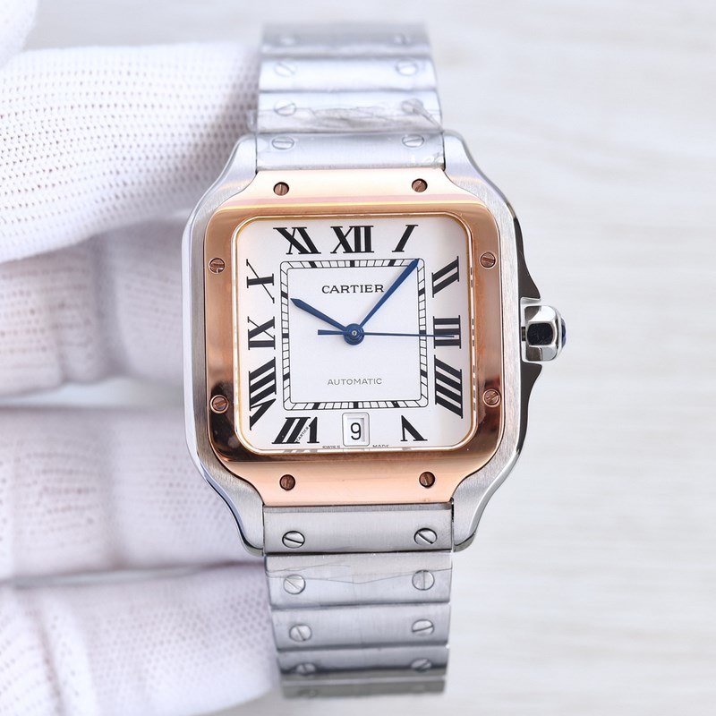 Cartier Santos Luxury Timepiece with Iconic Design and Precision Quality-4