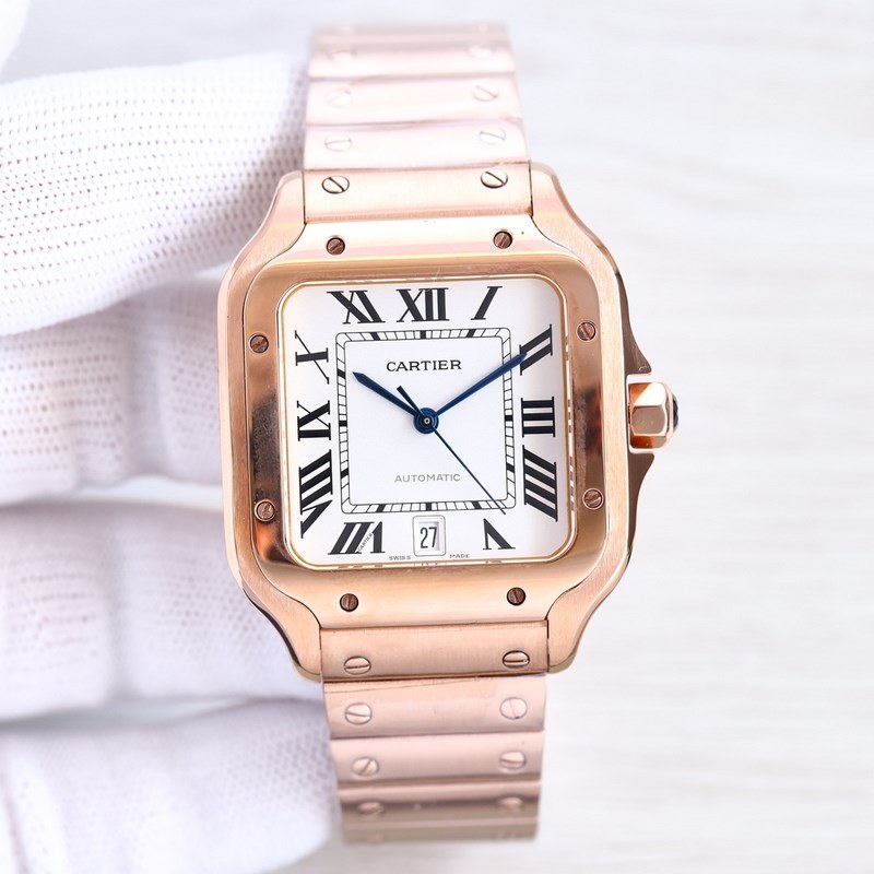 Cartier Santos Luxury Collection Classic Design High-Quality Timepiece-7