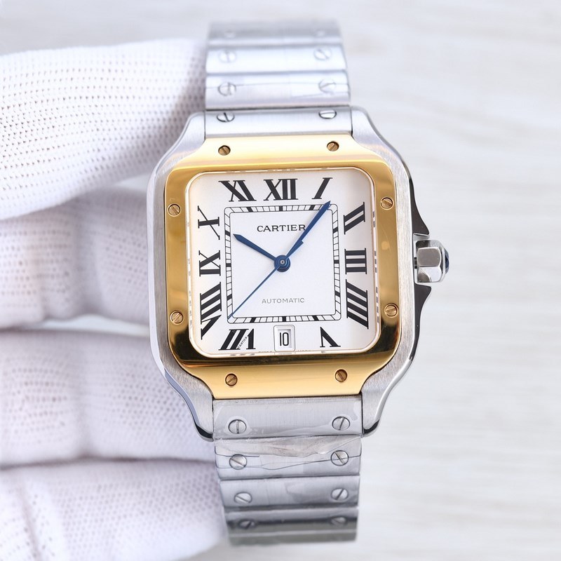 Cartier Santos Luxury Collection Classic Design High-Quality Timepiece-8