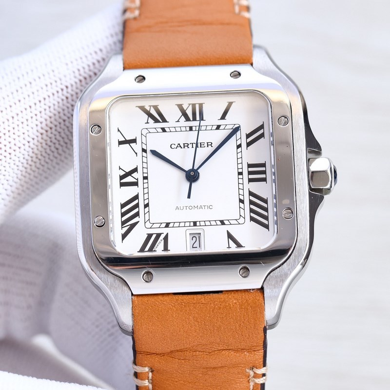 Cartier Santos Luxury Swiss Replica Watch Timeless Elegance Premium Quality-3