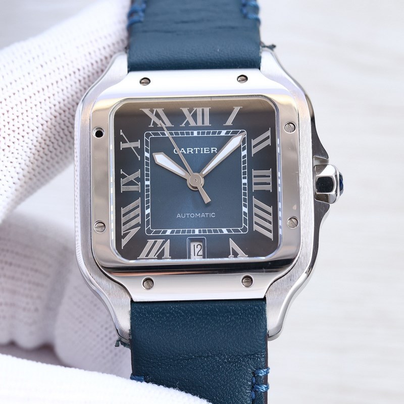 Cartier Santos Luxury Swiss Replica Watch Timeless Elegance Premium Quality-4