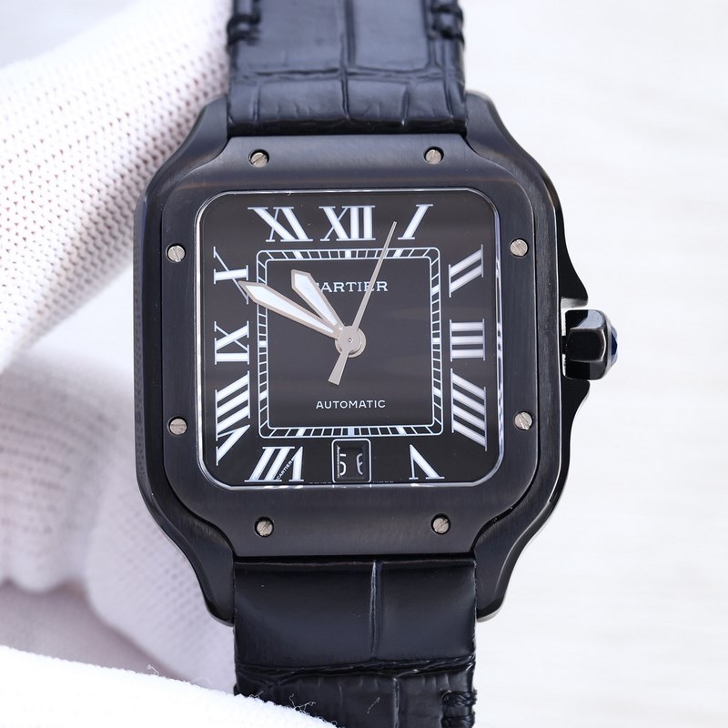 Cartier Santos Luxury Swiss Replica Watch Timeless Elegance Premium Quality-5