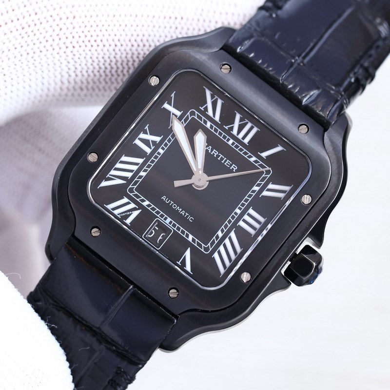 Cartier Santos Luxury Swiss Replica Watch Timeless Elegance Premium Quality-8