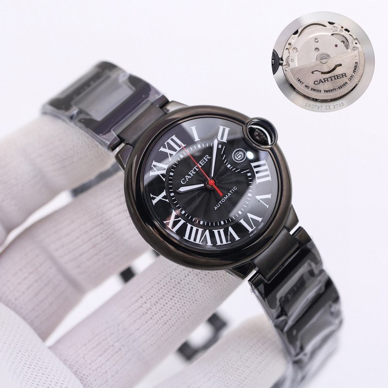 Cartier Ballon Bleu Black Men's Replica Watch Collection Peak Quality&Specifications-6