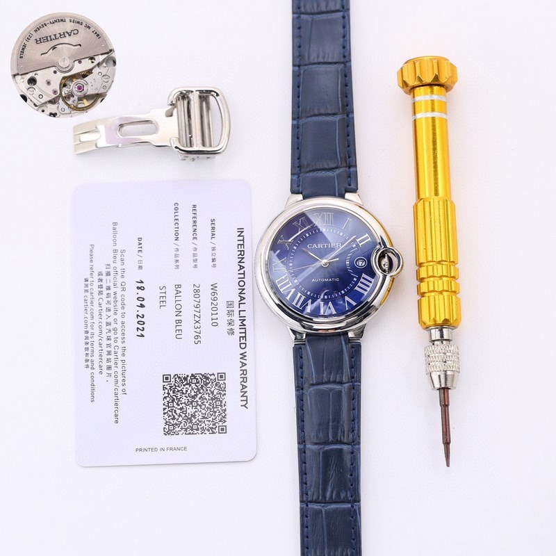 Cartier Ballon Bleu Men's Replica Watch Series Peak Quality and Core Features-8