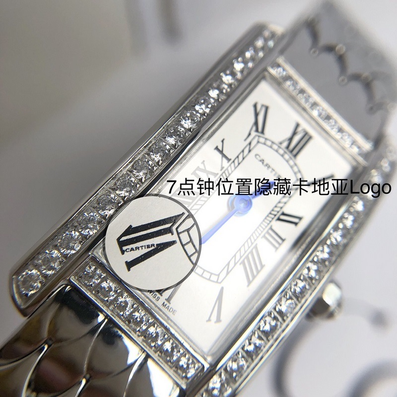 CARTIER Tank AmEricaine Small Replica Watch 20mm Case Size-4