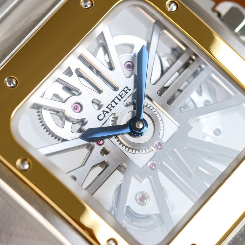 High-End Replica Cartier Santos-Dumont Skeleton 39.8mm-5