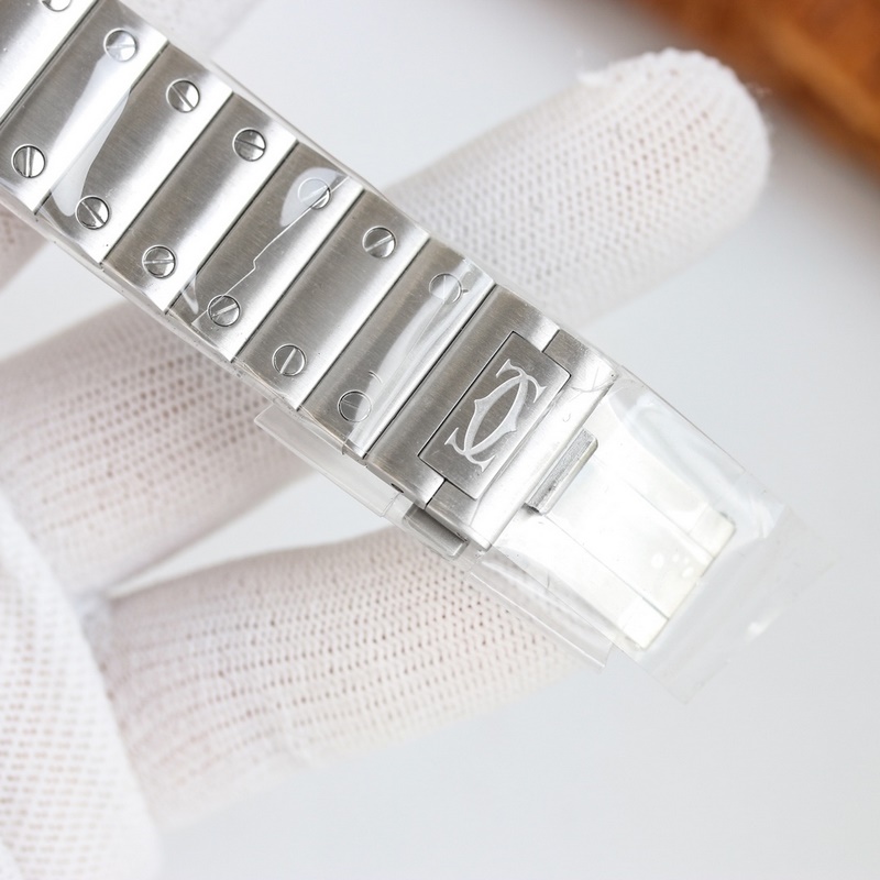 High-Quality Cartier Santos Skeleton 39.8mm Authentic Parameters-8