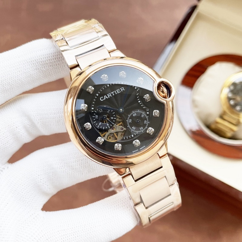 Cartier Ballon Bleu Series 30m Water Resistant Replica Watch-3