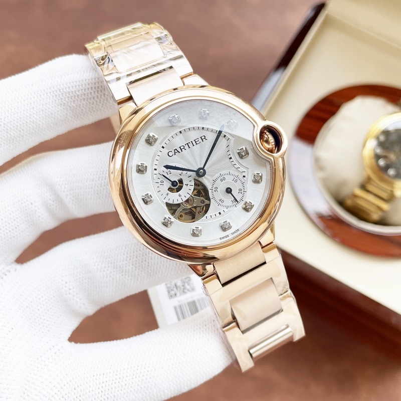 Cartier Ballon Bleu Series 30m Water Resistant Replica Watch-4