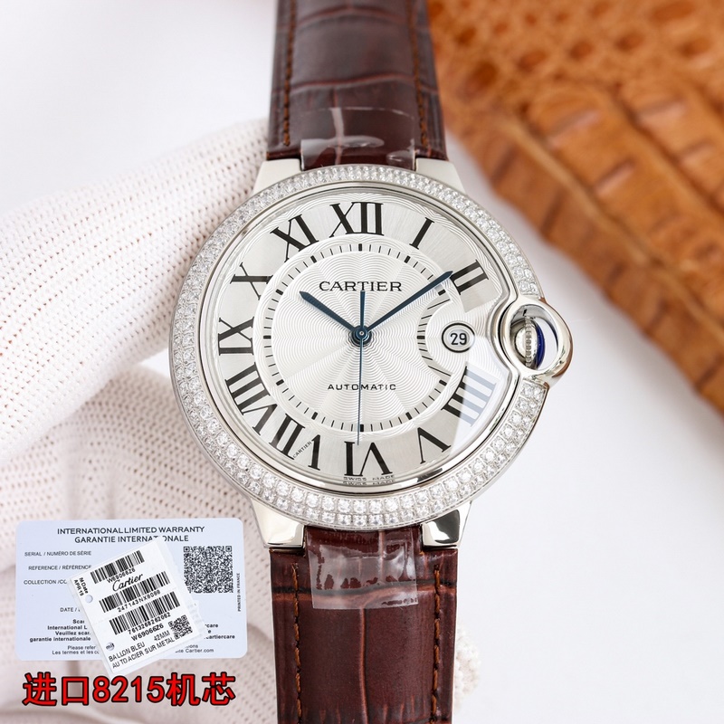 Cartier Ballon Bleu Series Men's 42mm Premium Replica with Citizen Movement-3