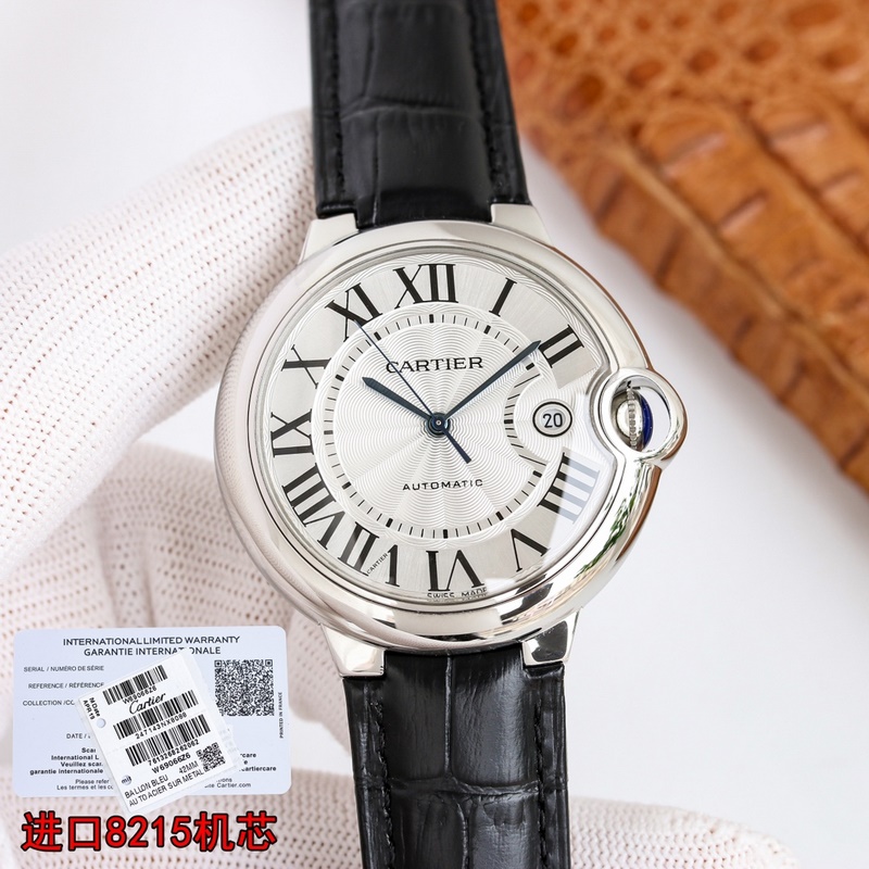 Cartier Ballon Bleu Series Men's 42mm Premium Replica with Citizen Movement-6