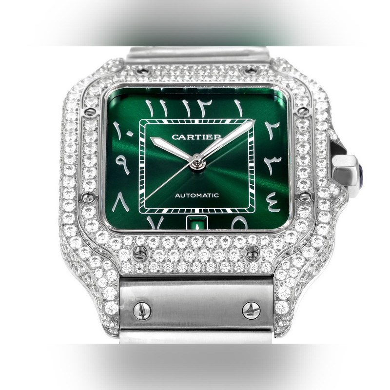 Cartier Santos de Cartier Middle East Edition Diamond Steel 2025-5