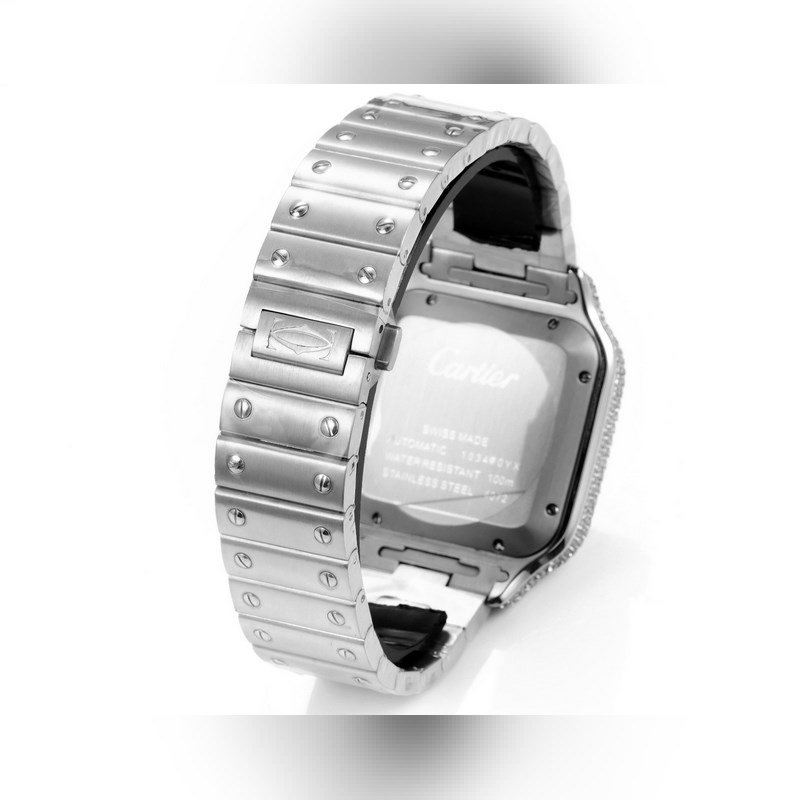 Cartier Santos de Cartier Middle East Edition Diamond Steel 2025-8