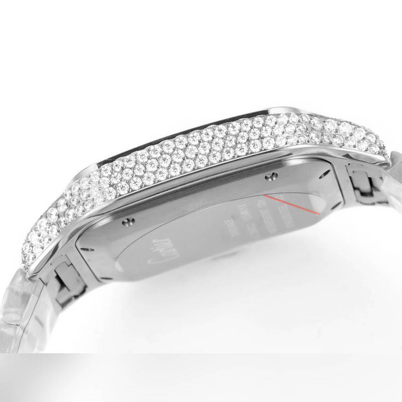 Cartier Santos Middle East Edition Diamond Steel Band 2025 Model-6