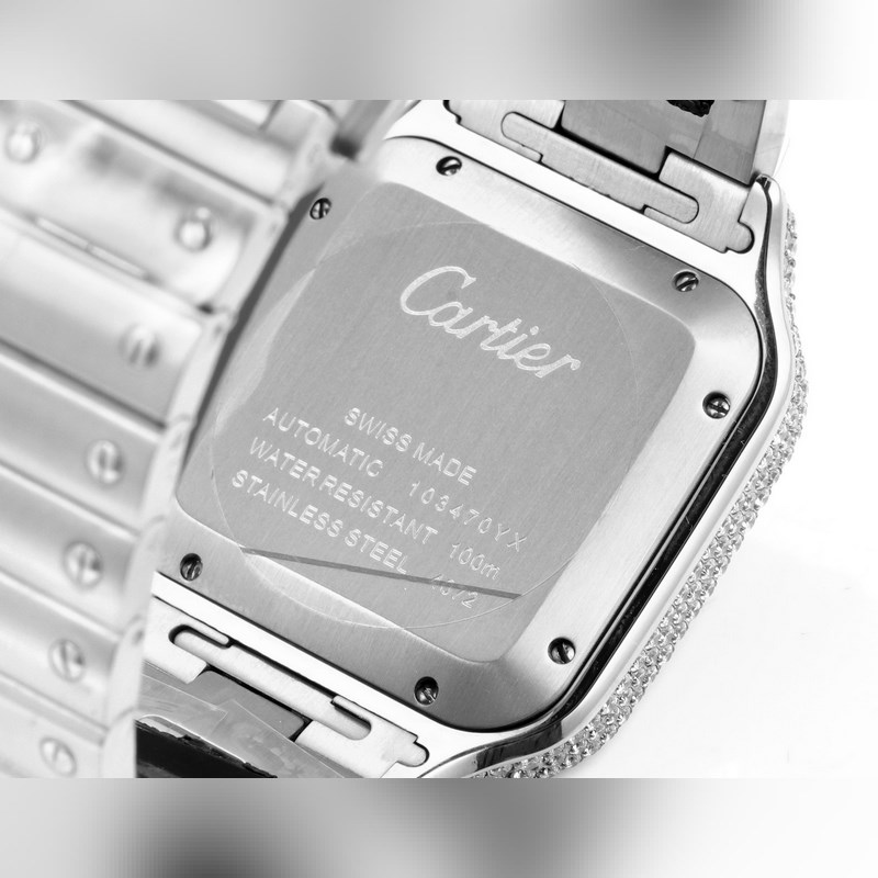 Cartier Santos Middle East Edition Diamond Steel Band 2025 Model-7