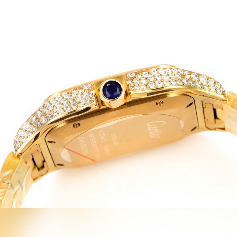 Cartier Santos Steel Diamond 2025 Middle East Edition Original Model-5