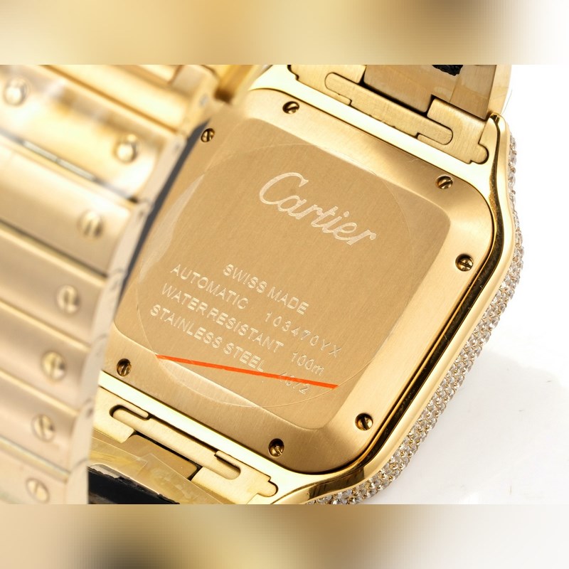 Cartier Santos Steel Diamond 2025 Middle East Edition Original Model-6