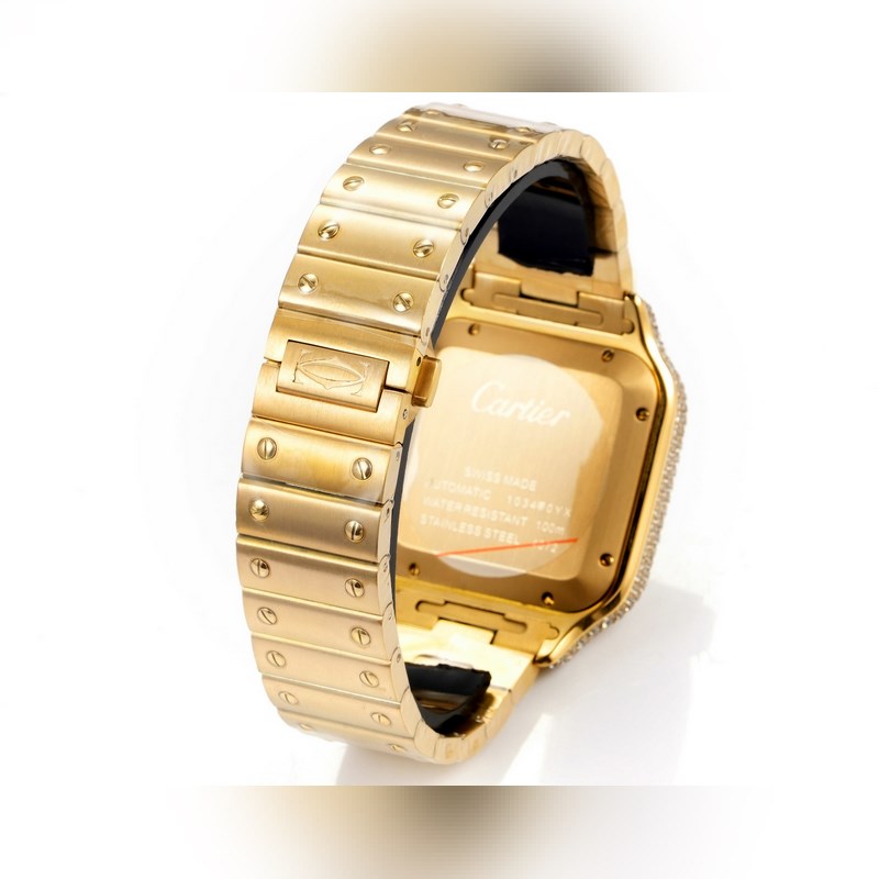 Cartier Santos Steel Diamond 2025 Middle East Edition Original Model-7