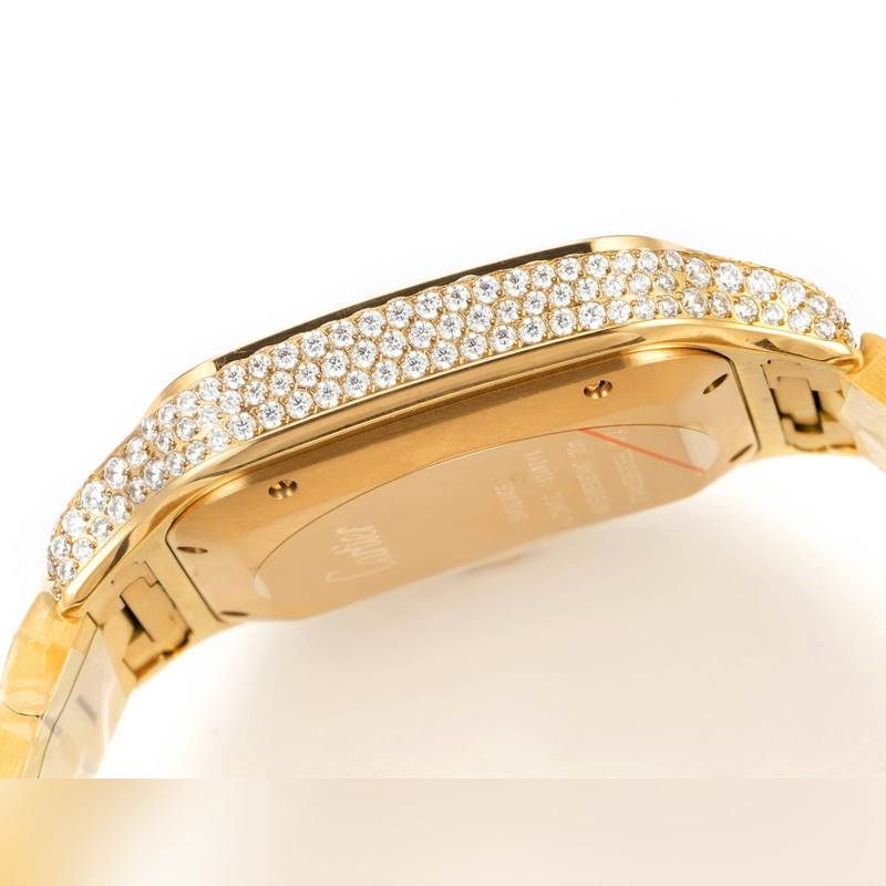 Cartier Santos Mid-East Edition Steel Diamond 2025 Model-5