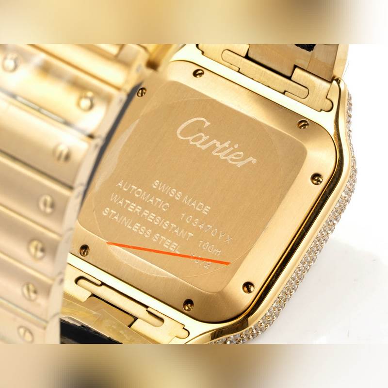 Cartier Santos Mid-East Edition Steel Diamond 2025 Model-7