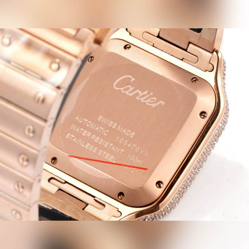 Cartier Santos Middle East Edition Diamond Steel Bracelet 2025 Model-7