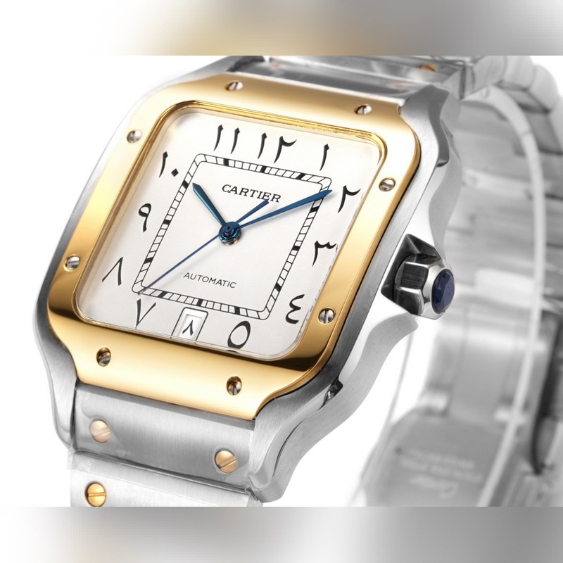 Cartier Santos Middle East Version 2025 Steel Bracelet Original Model-2