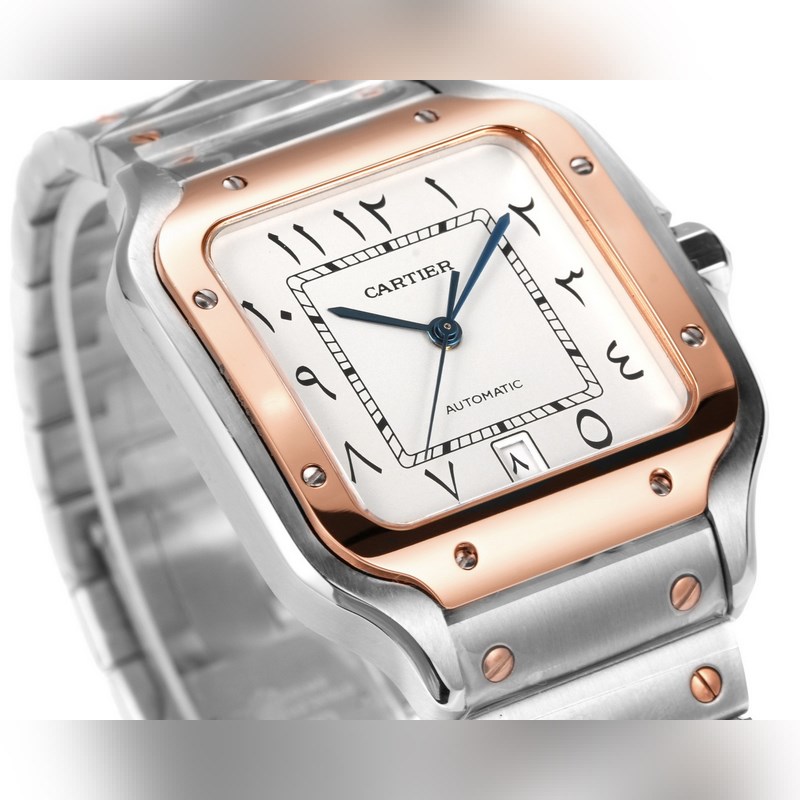 Cartier Santos Middle East Version 2025 Steel Bracelet Original Model-3