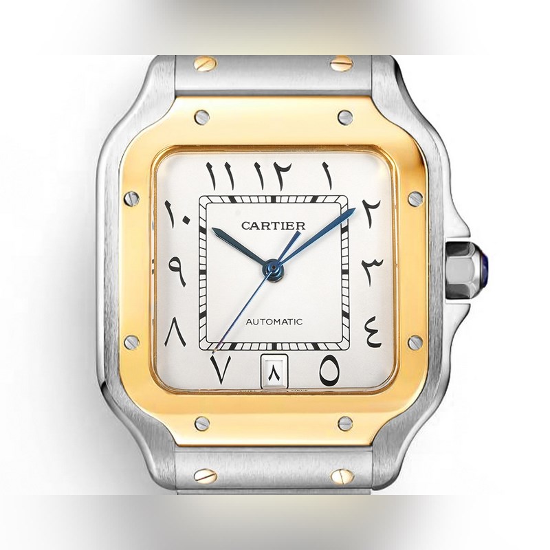 Cartier Santos Middle East Version 2025 Steel Bracelet Original Model-4