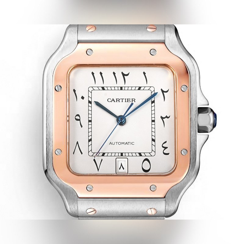 Cartier Santos Middle East Version 2025 Steel Bracelet Original Model-5