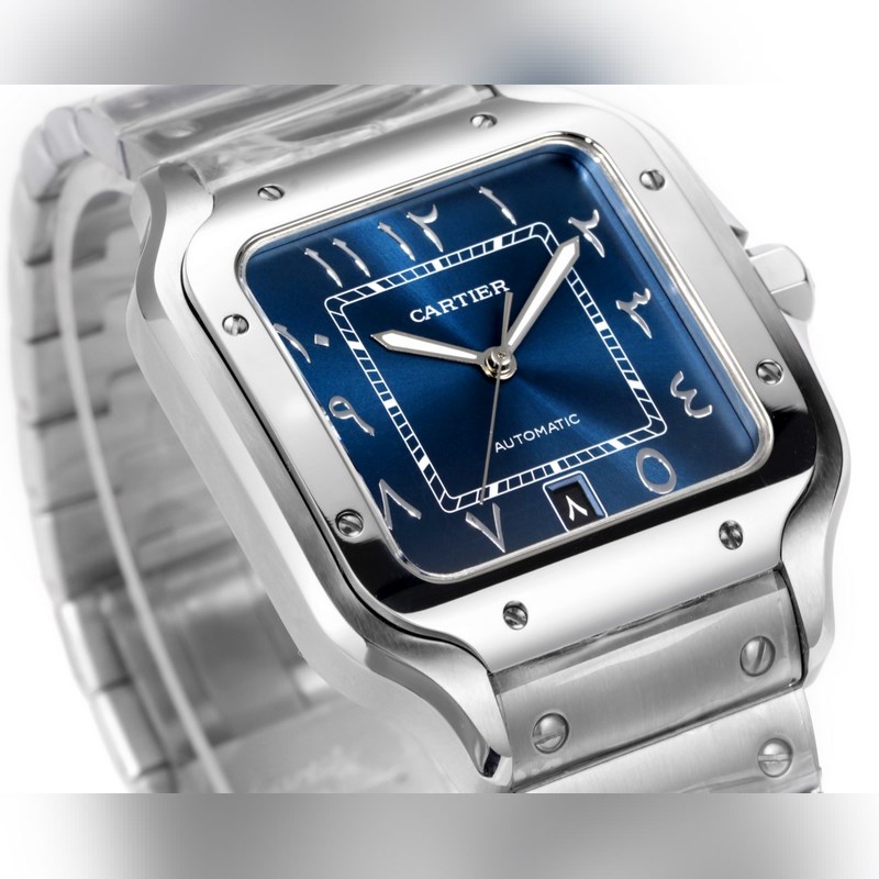 Cartier Santos Mid-East Version Stainless Steel 2025 Model-3