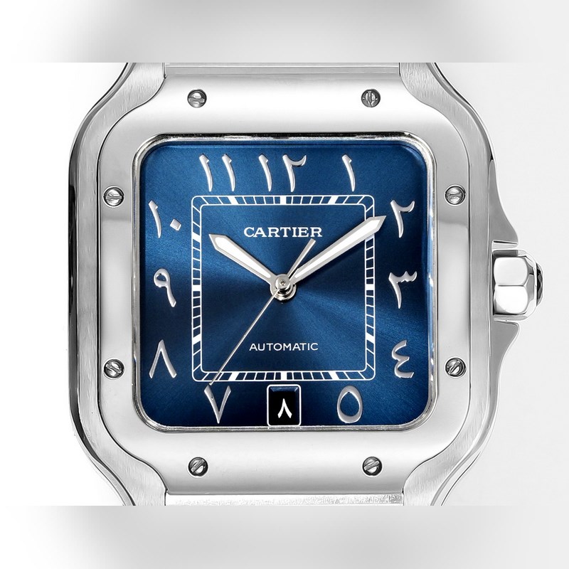 Cartier Santos Mid-East Version Stainless Steel 2025 Model-4