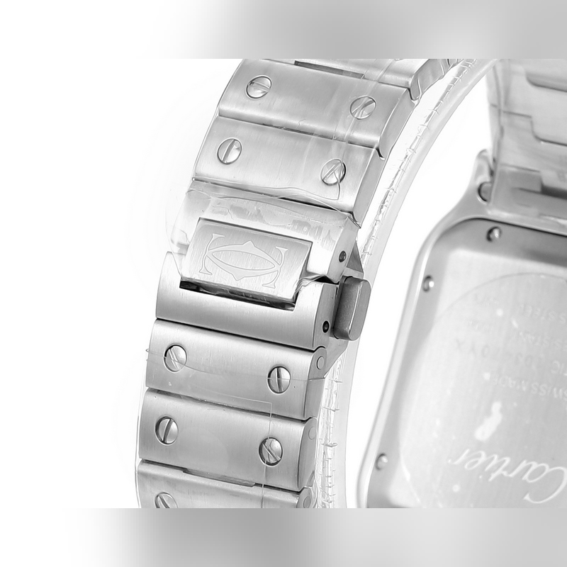Cartier Santos Mid-East Version Stainless Steel 2025 Model-6