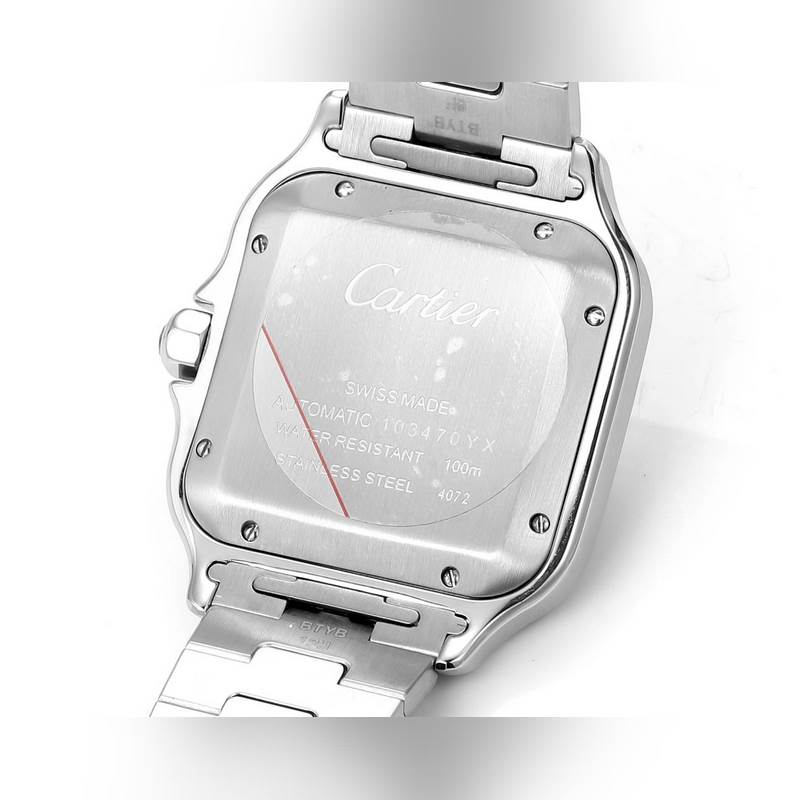 Cartier Santos Mid-East Version Stainless Steel 2025 Model-7