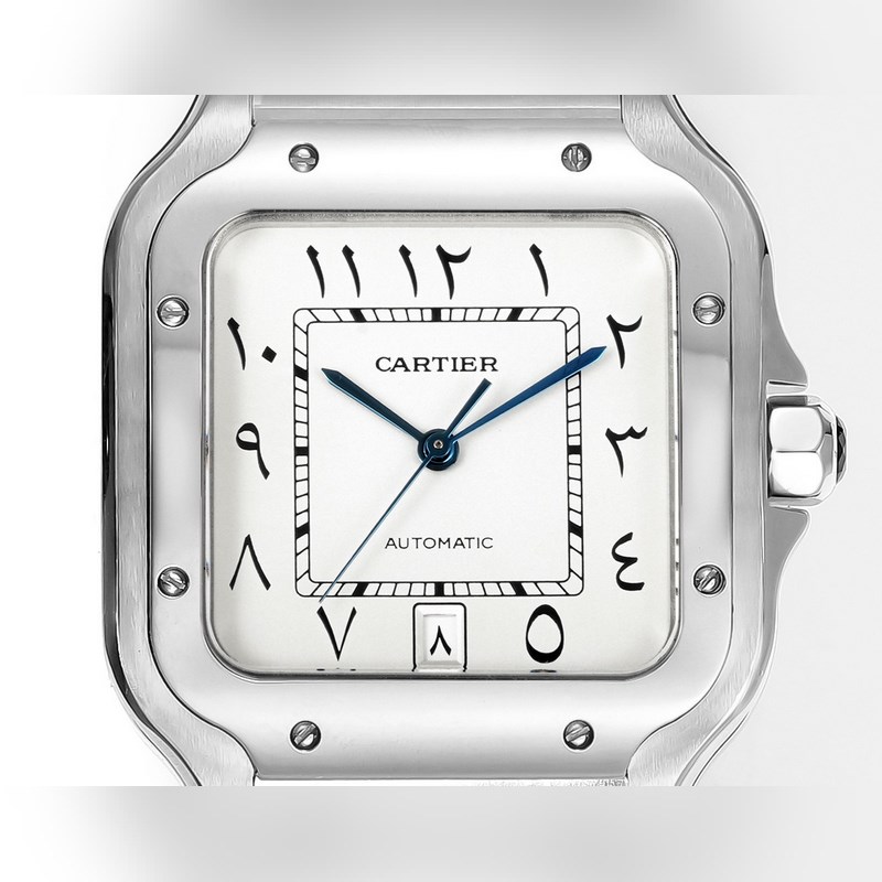 2025 Cartier Santos Middle East Edition Steel Version Original Mold-4