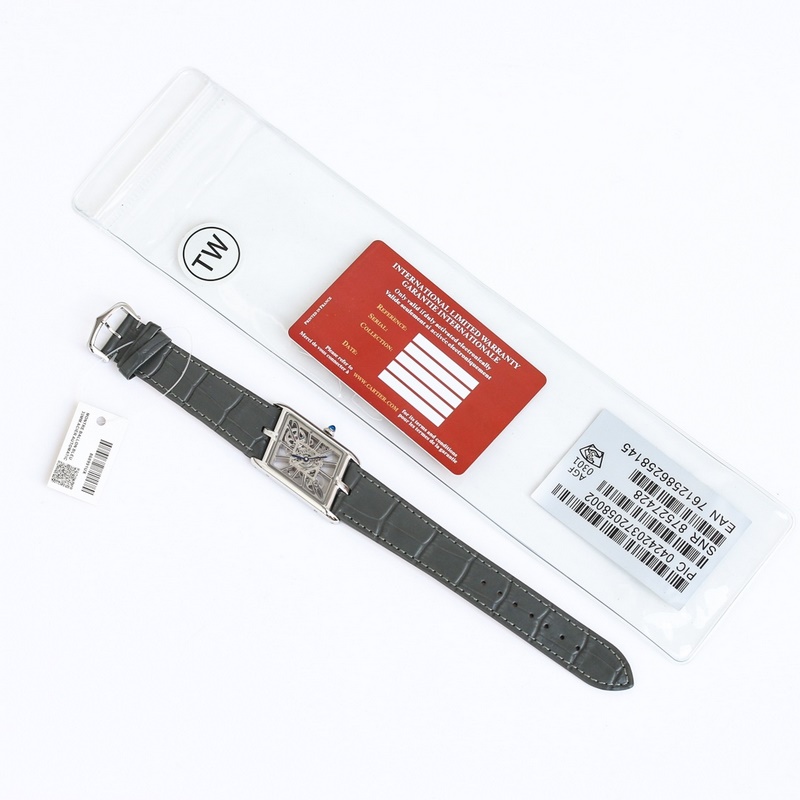 Cartier Tank Square Skeleton Series Exclusive 1:1 Replica with Authentic Parameters-3