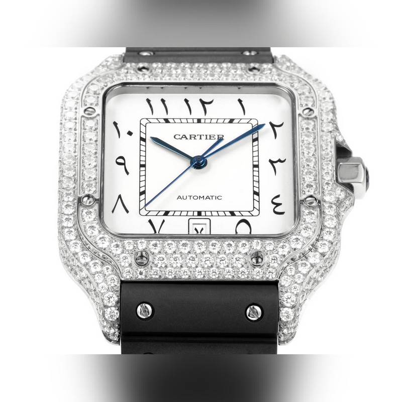 THB Cartier Santos Middle East Edition Diamond Strap Model 2025-2