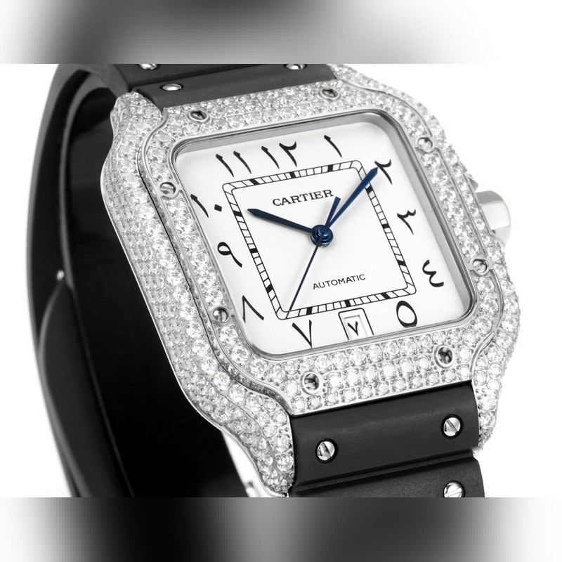THB Cartier Santos Middle East Edition Diamond Strap Model 2025-3