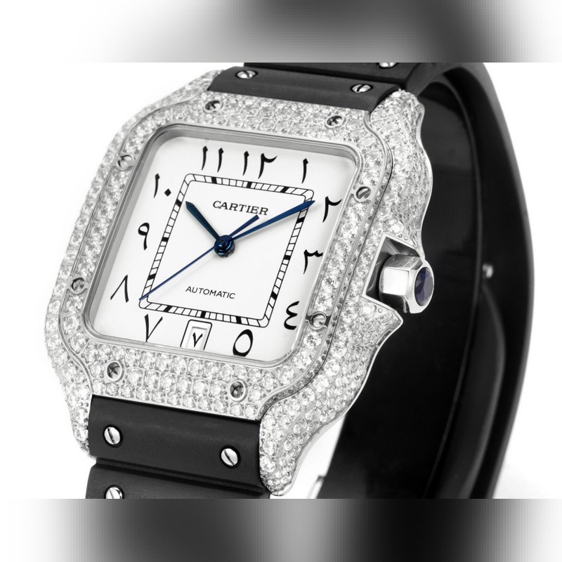 THB Cartier Santos Middle East Edition Diamond Strap Model 2025-4