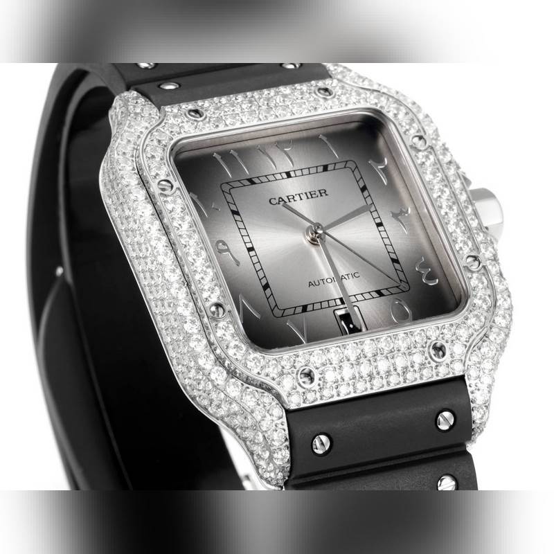 Cartier Santos Middle East Edition Full Diamond 2025 Model-2
