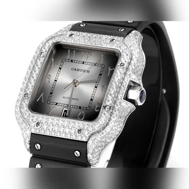 Cartier Santos Middle East Edition Full Diamond 2025 Model-6