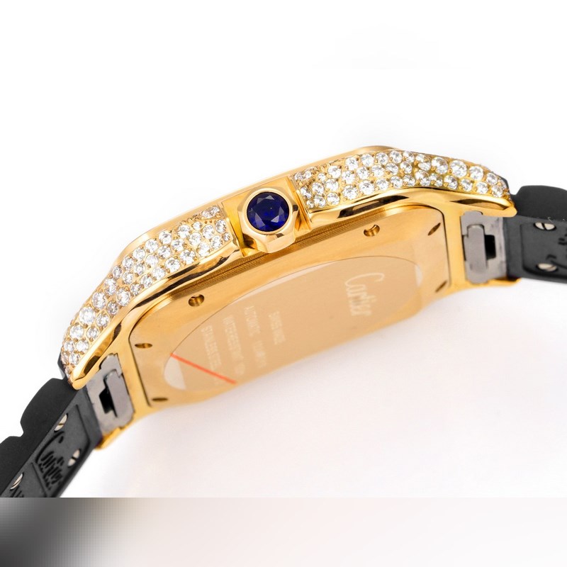 2025 Cartier Santos Middle East Edition Diamond Strap-5