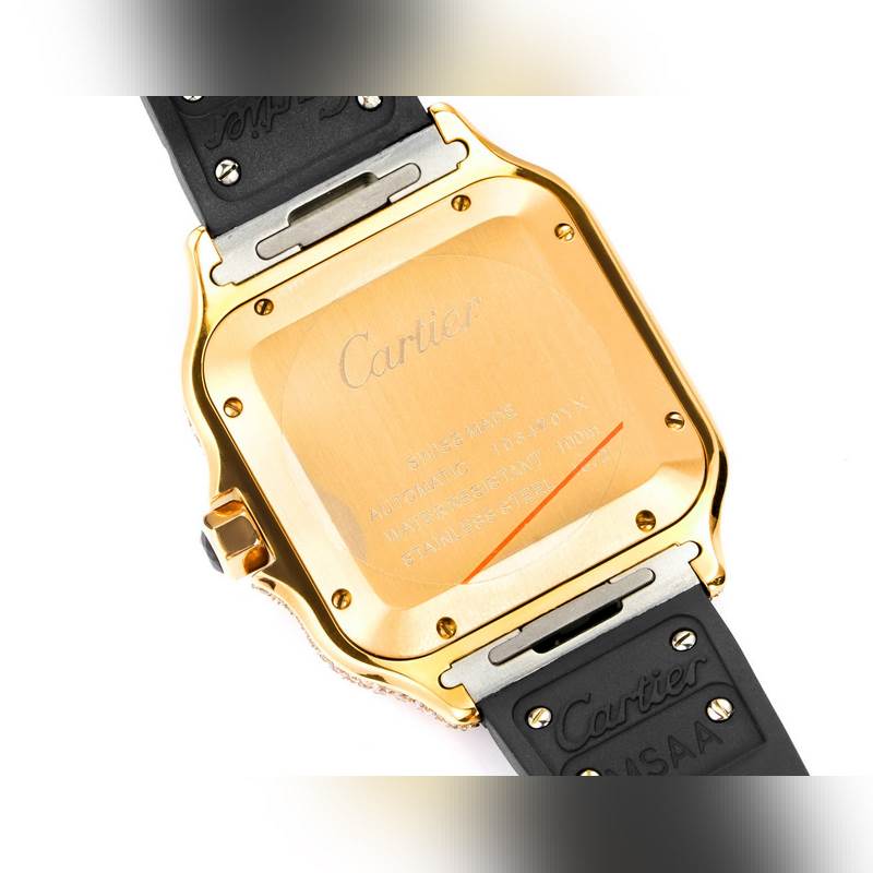 2025 Cartier Santos Middle East Edition Diamond Strap-7