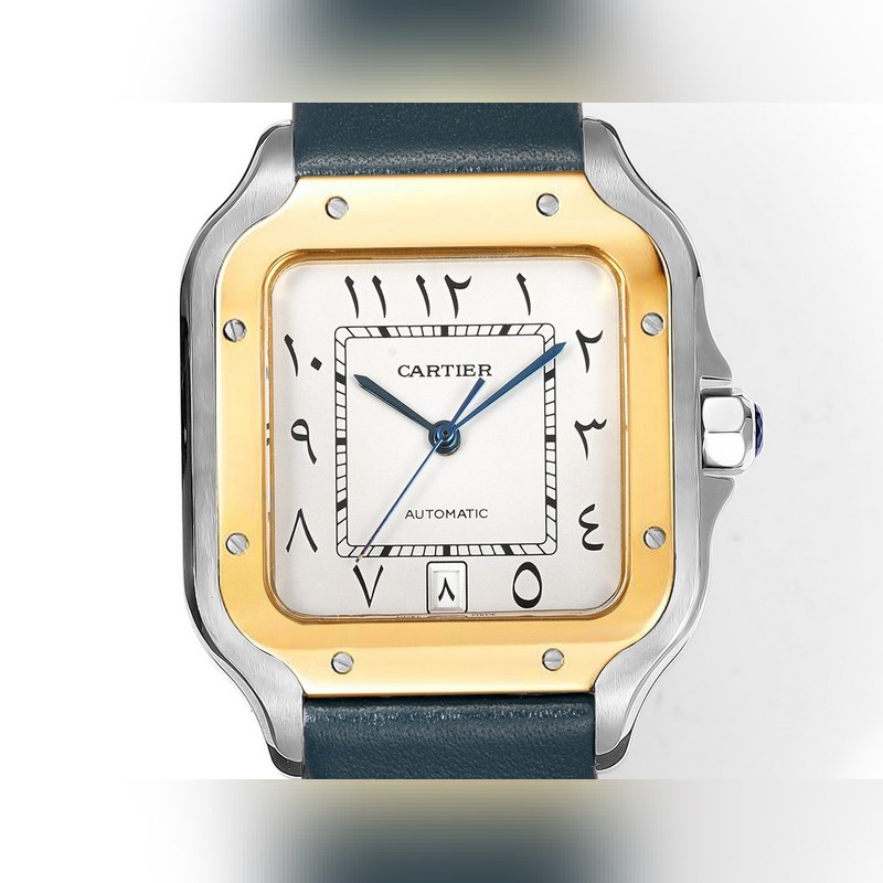 Cartier Santos Mid-East Version Steel Bracelet 2025 New Release-3