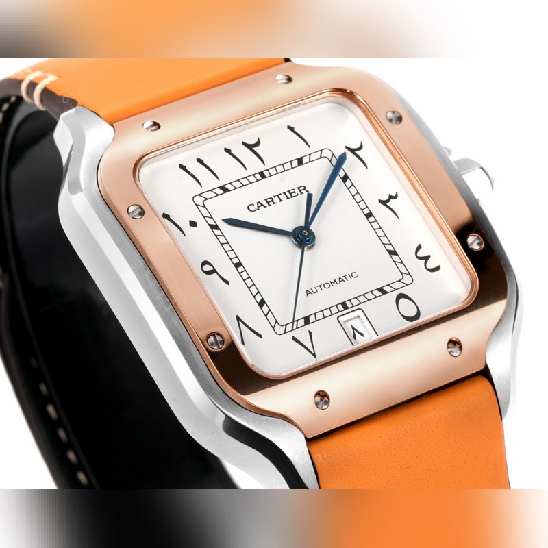 Cartier Santos Mid-East Version Steel Bracelet 2025 New Release-4