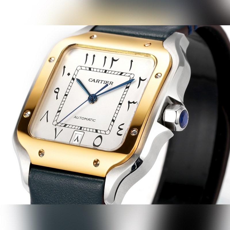 Cartier Santos Mid-East Version Steel Bracelet 2025 New Release-5