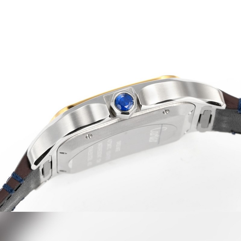 Cartier Santos Mid-East Version Steel Bracelet 2025 New Release-8