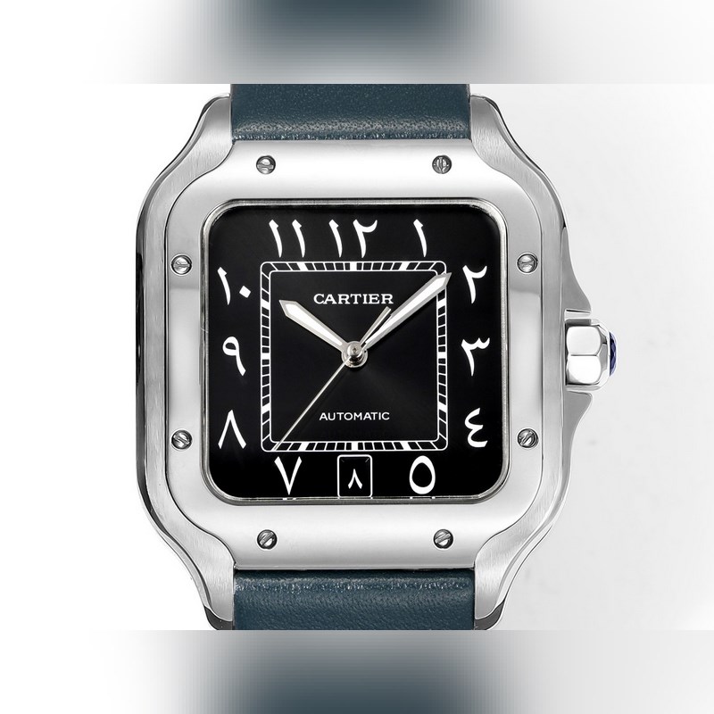 Cartier Santos Mideast Edition Steel 2025 Latest Model Authentic Quality-3