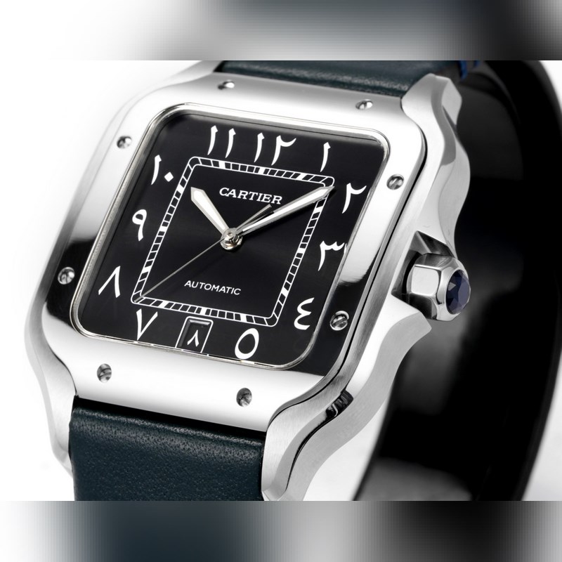 Cartier Santos Mideast Edition Steel 2025 Latest Model Authentic Quality-5