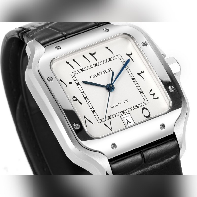 Cartier Santos 2025 Middle East Steel Bracelet Authentic-4